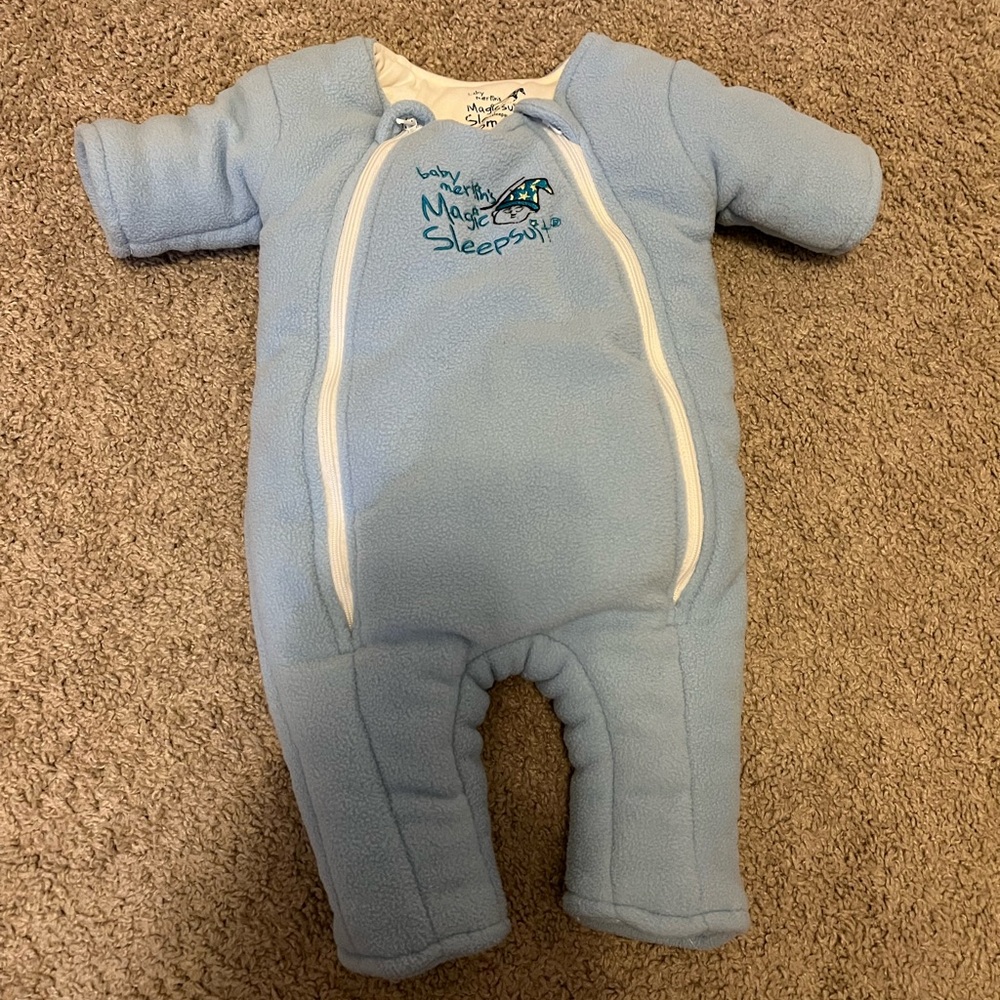 Baby Merlin’s magic sleep suit! Size SMALL